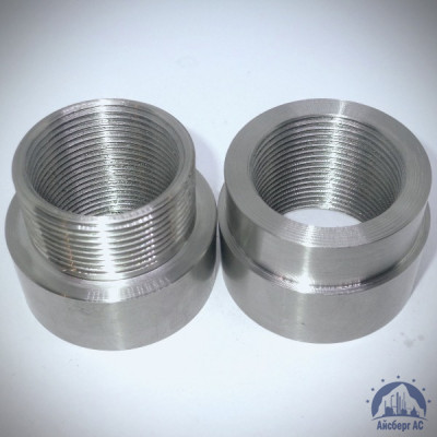 Муфта нержавеющая переходная DN 40х25 1 1/2"-1" 48,3х33,7 мм AISI 304 ВР-ВР купить в Махачкале